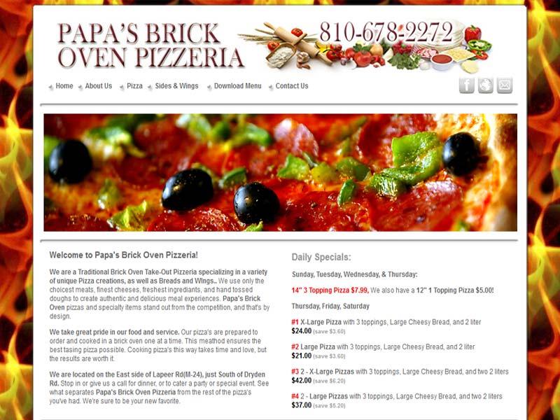Papa's Brick Oven Pizzeria